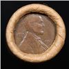 Image 2 : Mixed small cents 1c orig shotgun roll, 1919-s Wheat Cent, 1883 Indian Cent other end, Brinks Wrappe