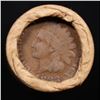 Image 3 : Mixed small cents 1c orig shotgun roll, 1919-s Wheat Cent, 1883 Indian Cent other end, Brinks Wrappe