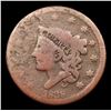 Image 2 : 1838 Coronet Head Large Cent 1c Grades vg, very good