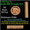 Image 1 : 1973-p Shotgun Lincoln 1c roll, Mixed Date 50 pcs Provident National Bank Wrapper