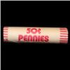 Image 3 : Shotgun Lincoln 1c roll, 1982-d Zinc Small date 50 pcs Brandt Wrapper.