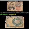 Image 1 : 1875 US Fractional Currency 10c Fifth Issue Fr-1265 Long Key Grades g details