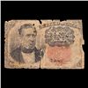 Image 2 : 1875 US Fractional Currency 10c Fifth Issue Fr-1265 Long Key Grades g details