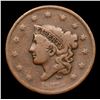 Image 2 : 1837 Head of 1838 Coronet Head Large Cent 1c Grades f+
