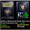 Image 1 : Proof 2016-s National Park Service Modern Commem Half Dollar 50c Graded GEM++ Proof Deep Cameo BY US