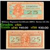 Image 1 : Military Payment Certificate (MPC)  Series 521 25c Grades vf+