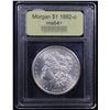 Image 4 : ***Auction Highlight*** 1882-o Morgan Dollar $1 Graded Choice+ Unc By USCG