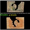 Image 1 : 1863 US Fractional Currency 5c Second Issue Fr-1232 Grades g details