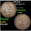 1879-p Morgan Dollar $1 Grades Choice AU/BU Slider