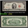 1963 $2 Red Seal United States Note Grades xf