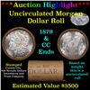 ***Auction Highlight*** 1879 & CC Uncirculated Morgan Dollar Shotgun Roll (fc)
