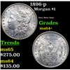 Image 1 : 1896-p Morgan Dollar $1 Grades Choice+ Unc