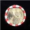 Image 2 : Full Roll of 2007-d Thomas Jefferson Presidential $1 Coin Rolls in Original United State Mint Wrappe