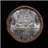 Image 3 : ***Auction Highlight*** Full $20 Bank of Montreal Roll of Silver Mix date with 1966 Ends, Canadian D