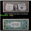 1935A $1 Blue Seal Silver Certificate Grades vf+