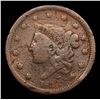 Image 2 : 1838 Coronet Head Large Cent 1c Grades f+