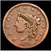 Image 2 : 1838 Coronet Head Large Cent 1c Grades vf+