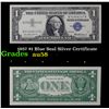 1957 $1 Blue Seal Silver Certificate Grades Choice AU/BU Slider