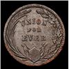 Image 3 : 1863 Union For Ever Civil War Token 1c Grades Choice AU