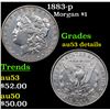 1883-p Morgan Dollar $1 Grades AU Details