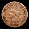 Image 2 : 1885 Indian Cent 1c Grades vf++