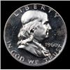 Image 2 : Proof 1960 Franklin Half Dollar 50c Grades Choice Proof Cameo