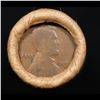 Image 2 : Mixed small cents 1c orig shotgun roll, 1918-d Wheat Cent, 1889 Indian Cent other end, Brinks Wrappe