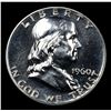 Image 2 : Proof 1960 Franklin Half Dollar 50c Grades Choice+ Proof