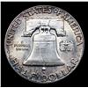 Image 3 : 1949-p Franklin Half Dollar 50c Grades Choice Unc+ FBL