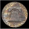 Image 3 : 1955-p Franklin Half Dollar 50c Grades Choice Unc FBL