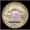 Image 3 : 1959-p Franklin Half Dollar 50c Grades Choice Unc