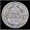 Image 3 : 1912-p Barber Dime 10c Grades xf