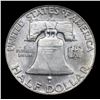 Image 3 : 1951-d Franklin Half Dollar 50c Grades Choice Unc+ FBL