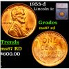 Image 1 : 1953-d Lincoln Cent 1c Graded ms67 rd BY SEGS