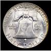 Image 3 : 1951-d Franklin Half Dollar 50c Grades Choice Unc+ FBL