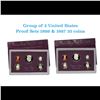 Image 1 : 1986 & 1987 United Stated Mint Proof Set In Original Government Packaging