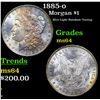Image 1 : 1885-o Morgan Dollar $1 Grades Choice Unc