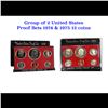 Image 1 : 1974 & 1975 United Stated Mint Proof Set In Original Government Packaging