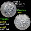 Image 1 : 1885-s Morgan Dollar $1 Grades Select Unc