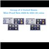 Image 1 : 2000 & 2001 United States Mint Proof Set In Original Government Packaging