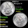 Image 1 : 1882-o Morgan Dollar $1 Grades Choice+ Unc