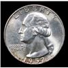 Image 2 : 1952-d Washington Quarter 25c Grades Choice+ Unc