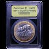Image 2 : 1994-W Women In Military Modern Commem Dollar $1 Graded ms70, Perfection By USCG