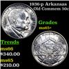 Image 1 : 1936-p Arkansas Old Commem Half Dollar 50c Grades GEM+ Unc