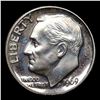 Image 2 : Proof 1969-s Roosevelt Dime 10c Grades GEM++ Proof Deep Cameo