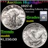 Image 1 : ***Auction Highlight*** 1927-d Standing Liberty Quarter 25c Graded ms66 By SEGS (fc)