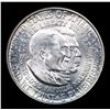 Image 2 : 1952-p Wash/Car Old Commem Half Dollar 50c Grades Choice+ Unc