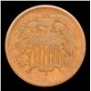 Image 2 : 1865 Two Cent Piece 2c Grades vg+