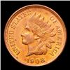 Image 2 : 1908 Indian Cent 1c Grades Choice+ Unc RB