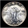 Image 2 : 1926-p Standing Liberty Quarter 25c Graded ms65 By SEGS
